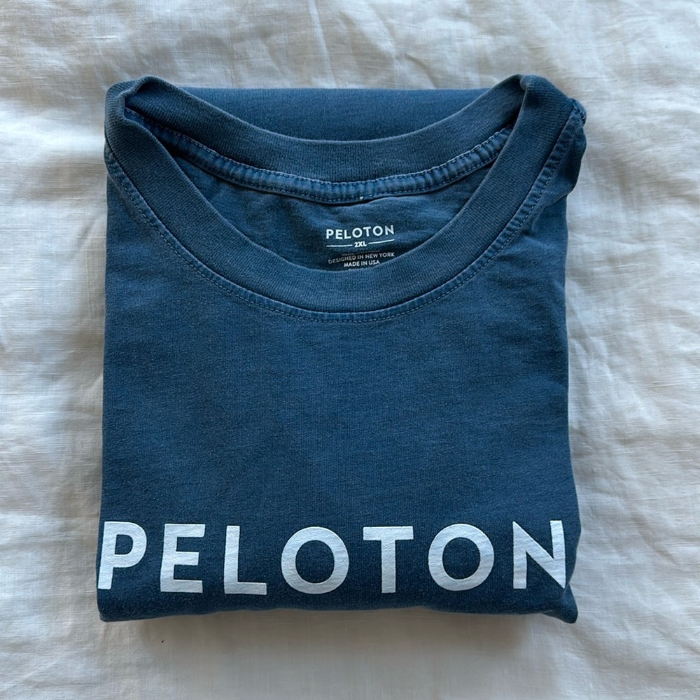 Peloton long-sleeve men’s tee, size 2XL